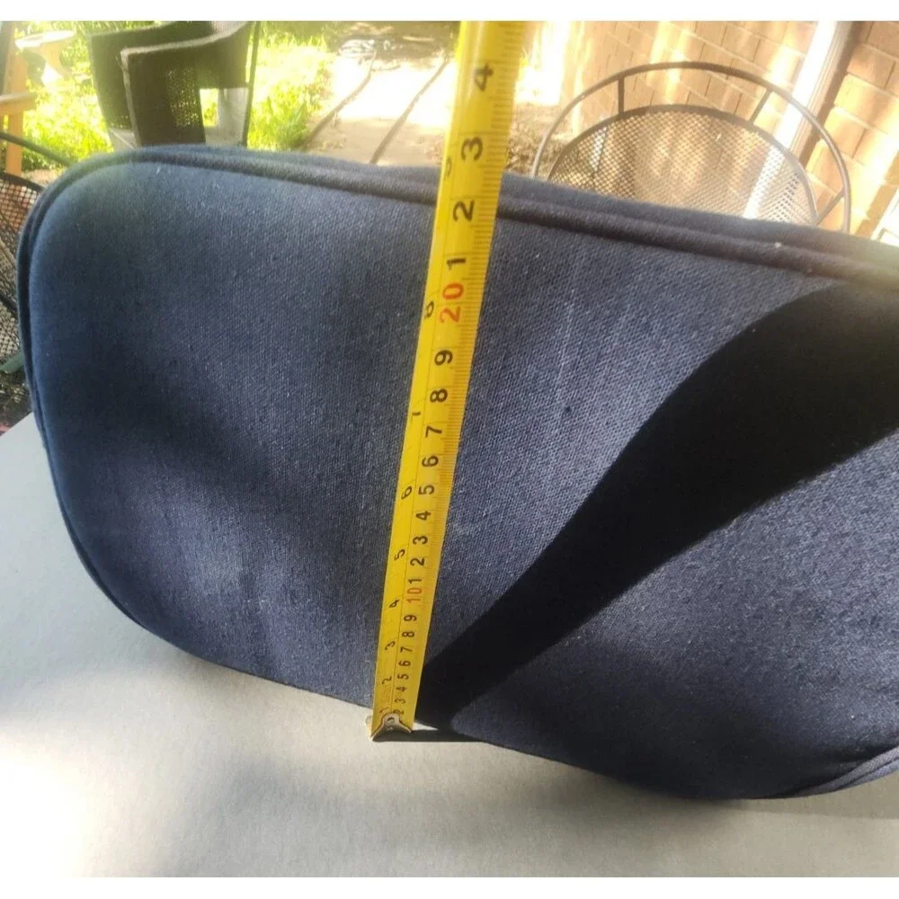 Morgan Stanley Scarborough & Tweed Canvas Snap Boat Tote Bag – Navy Trim